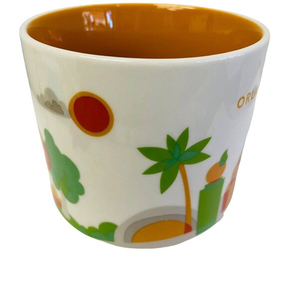 Starbucks You Are Here Collection Orlando Mug - Orange Interior - 14 Oz - Collec - Picture 5 of 8